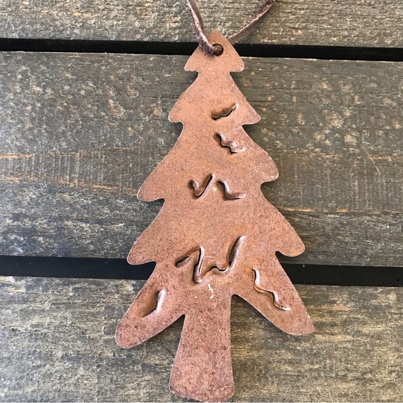 Brown Rustic Metal Ornaments Country Farmhouse Decor Bundle of 11 - Picture 7 of 14